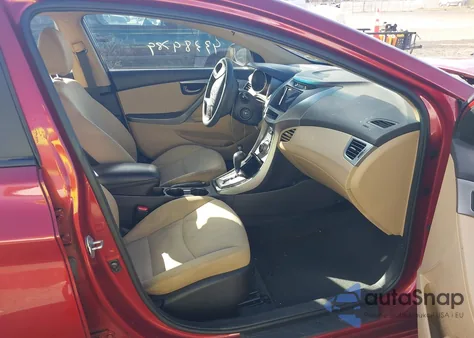 2013 Hyundai Elantra Gls from USA, damaged, VIN 5NPDH4AE6DH245048